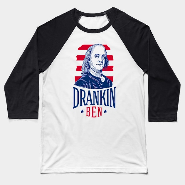 Ben Drankin Baseball T-Shirt by vates